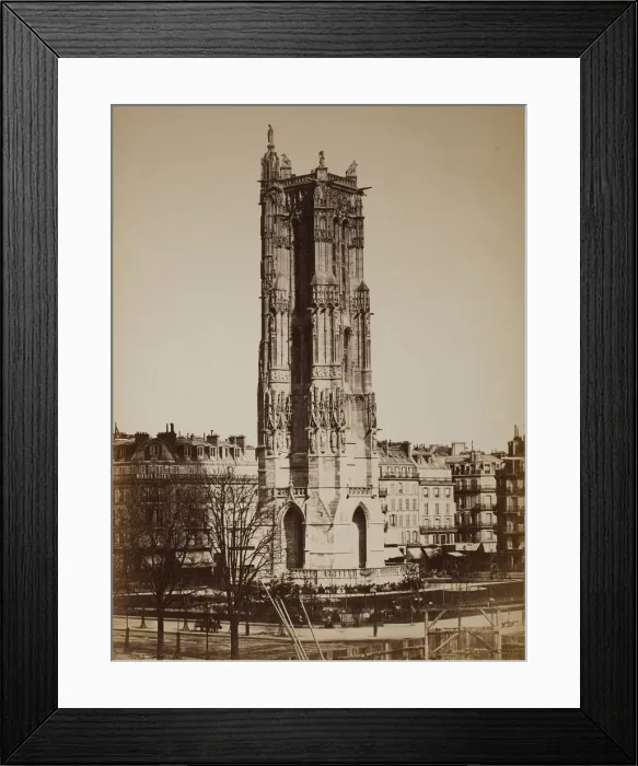 Framed Print : Tour St. Jacques, Paris, 1860s. Creator: Unknown