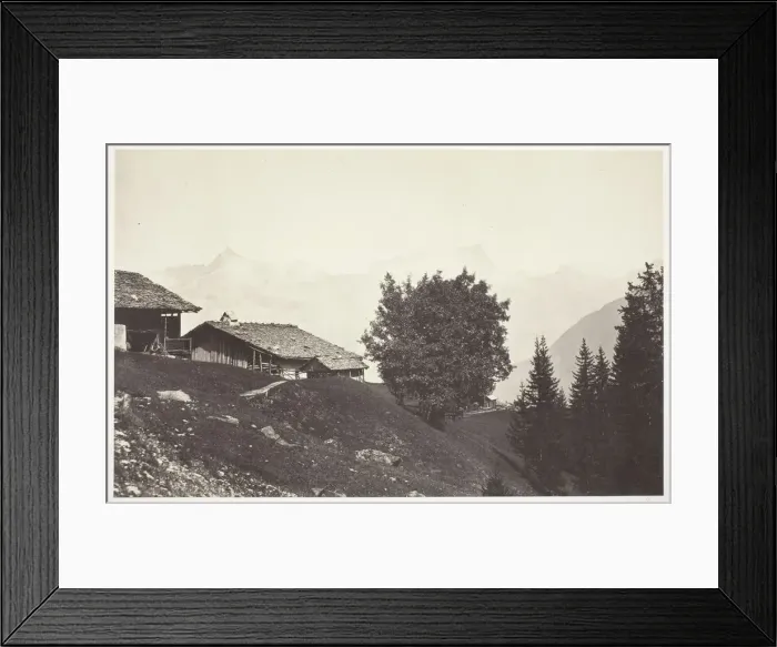 Framed Print : Savoie 47, Le Buet et les Rochers de Fis, 1856 / 63. Creator: Auguste-Rosalie Bisson Framed Print : Savoie 47, Le Buet et les Rochers de Fis, 1856 / 63. Creator: Auguste-Rosalie Bisson