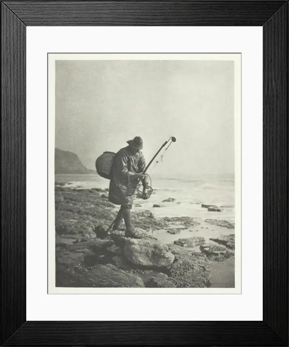 Framed Print : Prawning, 1888, printed January 1891. Creator: B. Gay Wilkinson Framed Print : Prawning, 1888, printed January 1891. Creator: B. Gay Wilkinson