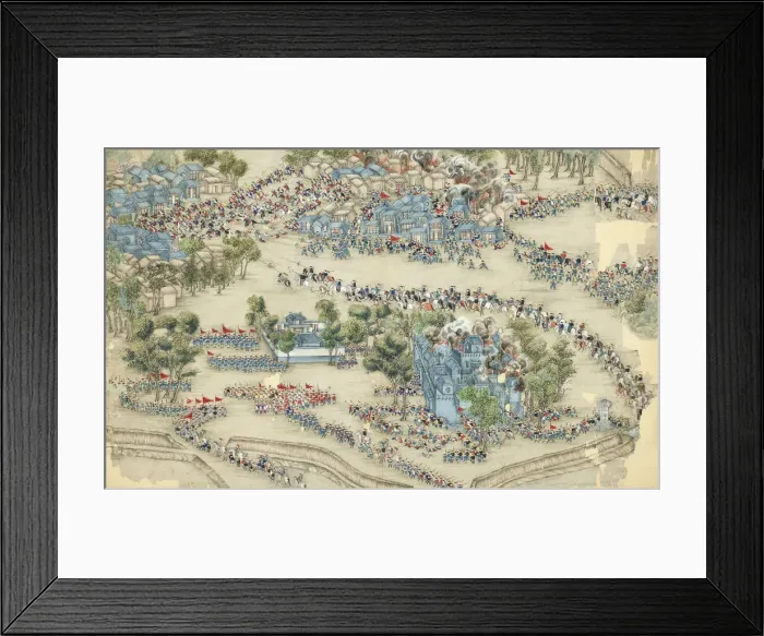 Framed Print : The Taiping Rebellion, after 1864. Creator: Chinese Master Framed Print : The Taiping Rebellion, after 1864. Creator: Chinese Master