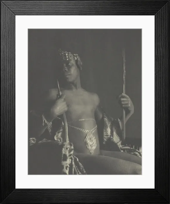 Framed Print : Menelek, 1896 / 1902. Creator: Fred Holland Day Framed Print : Menelek, 1896 / 1902. Creator: Fred Holland Day