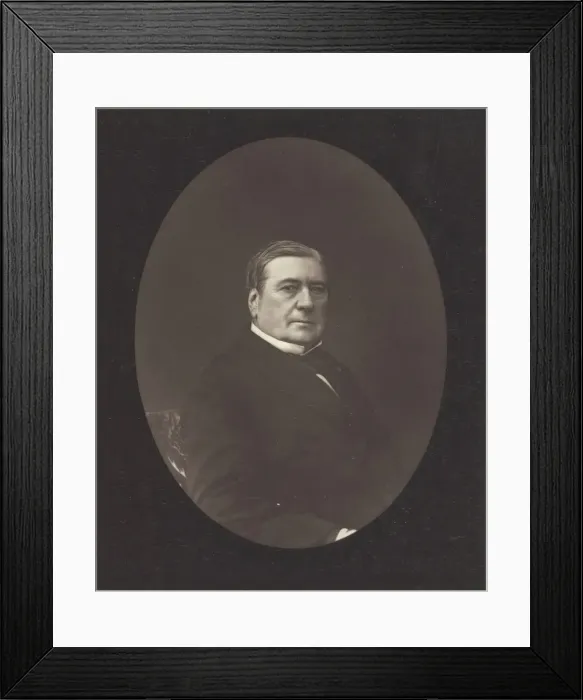 Framed Print : Eugene Labiche, [French dramatist], c. 1876. Creator: Ferdinand J. Mulnier