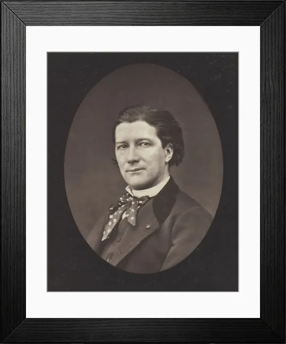 Framed Print : Victorien Sardou (French playwright, 1831-1908), c. 1876. Creator: Ferdinand J. Mulnier Framed Print : Victorien Sardou (French playwright, 1831-1908), c. 1876. Creator: Ferdinand J. Mulnier