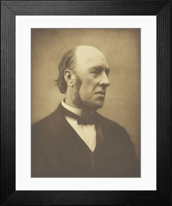 Framed Print : William Edward Hartpole Lecky, c. 1893. Creator: Henry Herschel Hay Cameron Framed Print : William Edward Hartpole Lecky, c. 1893. Creator: Henry Herschel Hay Cameron