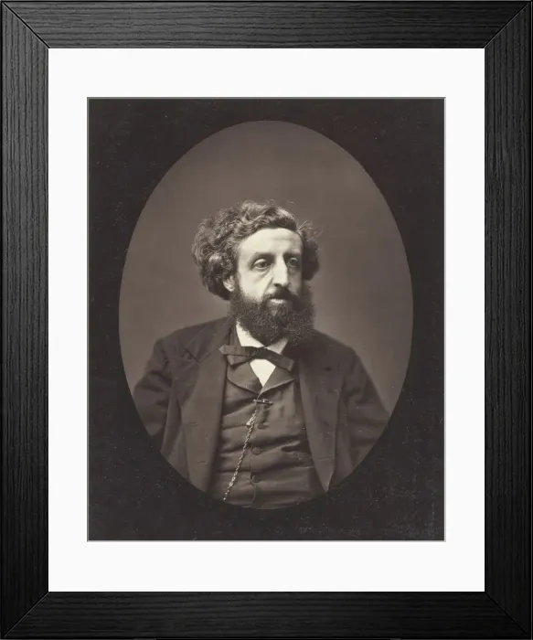 Framed Print : Alfred Naquet (French chemist and politician, 1834-1916), c. 1876. Creator: Pierre Petit Framed Print : Alfred Naquet (French chemist and politician, 1834-1916), c. 1876. Creator: Pierre Petit