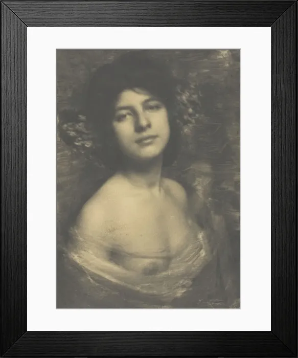 Framed Print : Hortensia, 1898. Creator: Frank Eugene Framed Print : Hortensia, 1898. Creator: Frank Eugene