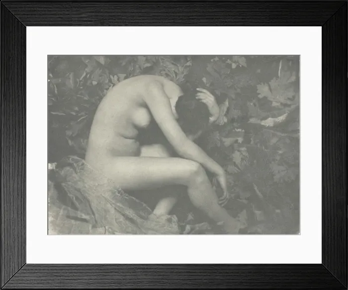 Framed Print : La Cigale, 1898. Creator: Frank Eugene Framed Print : La Cigale, 1898. Creator: Frank Eugene