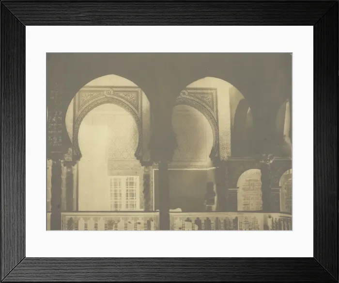 Framed Print : Palace, Algeria, 1859. Creator: Gustave de Beaucorps Framed Print : Palace, Algeria, 1859. Creator: Gustave de Beaucorps