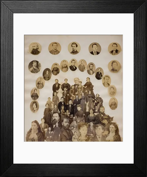 Framed Print : Civil War Collage, c. 1860 / 70. Creator: Unknown Framed Print : Civil War Collage, c. 1860 / 70. Creator: Unknown