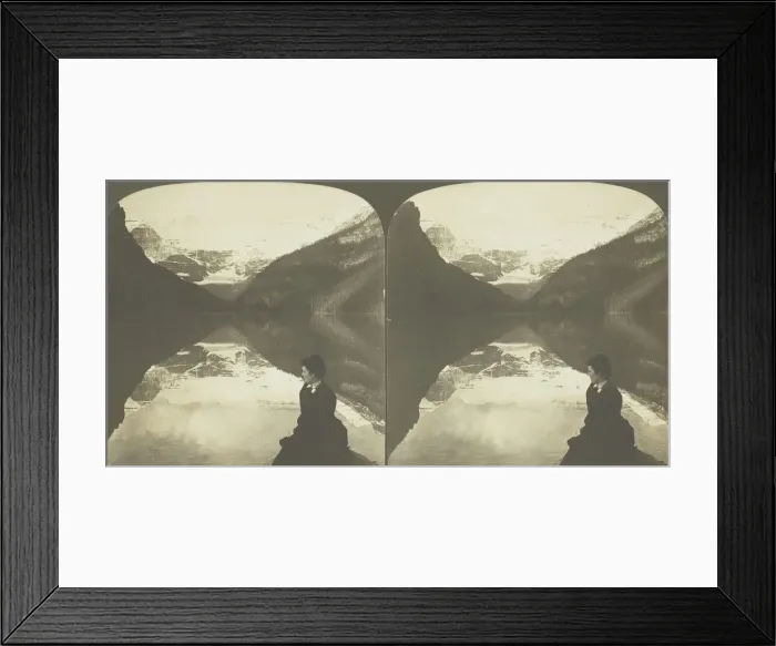 Framed Print : Lovely Lake Louise one of natures most perfect gems, Rocky Mts. Alberta, Canada, 1906