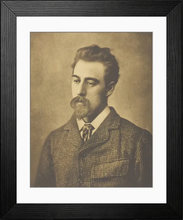 Framed Print : The Honourable Lionel Tennyson, c. 1893. Creator: Henry Herschel Hay Cameron Framed Print : The Honourable Lionel Tennyson, c. 1893. Creator: Henry Herschel Hay Cameron
