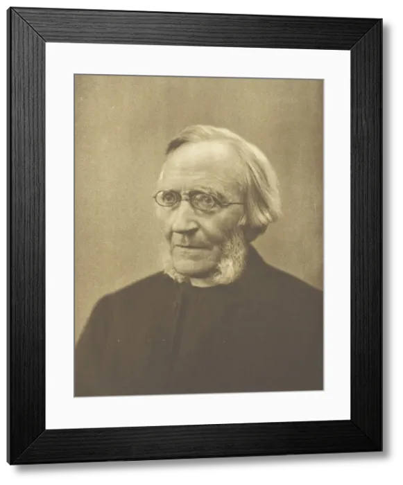 Framed Print : The Very Reverend Dean Bradley, c. 1893. Creator: Henry Herschel Hay Cameron