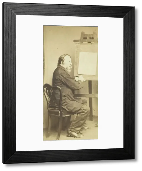 Framed Print : George Cruikshank, 1860 / 69. Creator: W. Walker & Sons Framed Print : George Cruikshank, 1860 / 69. Creator: W. Walker & Sons