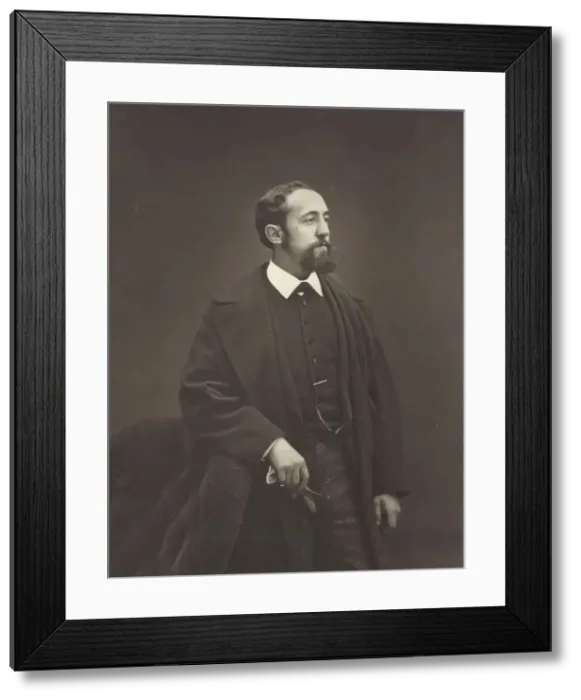 Framed Print : Jules Claretie, c. 1876. Creator: Etienne Carjat Framed Print : Jules Claretie, c. 1876. Creator: Etienne Carjat