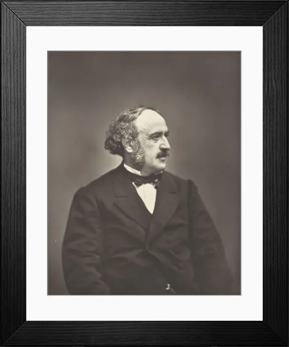 Framed Print : Jules Simon, c. 1876. Creator: Etienne Carjat Framed Print : Jules Simon, c. 1876. Creator: Etienne Carjat
