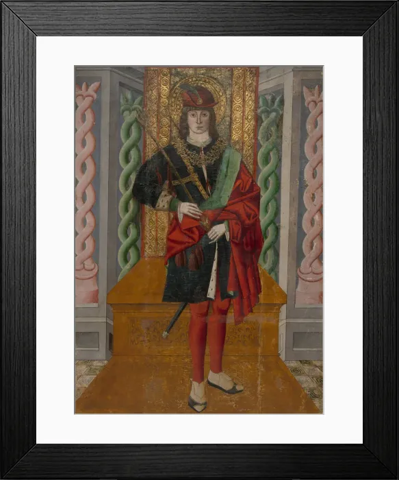 Framed Print : Saint Sebastian, 1490 / 1500. Creator: Unknown Framed Print : Saint Sebastian, 1490 / 1500. Creator: Unknown