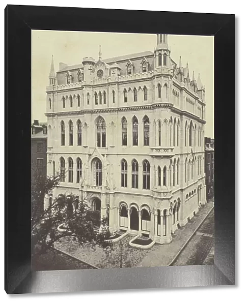 New Masonic Temple, Boston, 1860s. Creator: Joseph Ward