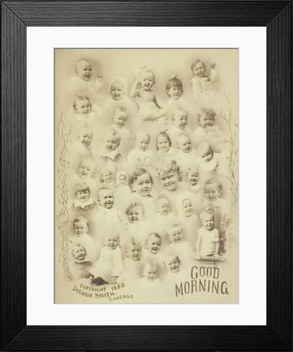 Framed Print : Good Morning, c. 1880. Creator: Joshua Smith Framed Print : Good Morning, c. 1880. Creator: Joshua Smith