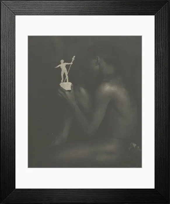 Framed Print : Ebony and Ivory, 1897. Creator: Fred Holland Day Framed Print : Ebony and Ivory, 1897. Creator: Fred Holland Day