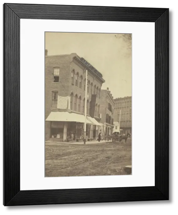 Framed Print : Hamlin & Co. Store, late 19th century. Creator: L. Thompson Framed Print : Hamlin & Co. Store, late 19th century. Creator: L. Thompson