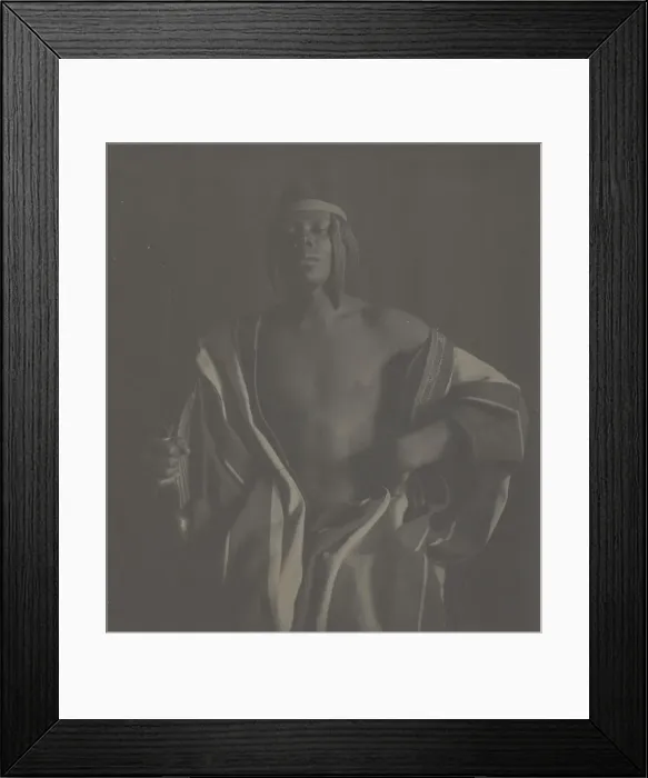Framed Print : An Ethiopian Chief, 1897, printed c. 1902. Creator: Fred Holland Day Framed Print : An Ethiopian Chief, 1897, printed c. 1902. Creator: Fred Holland Day
