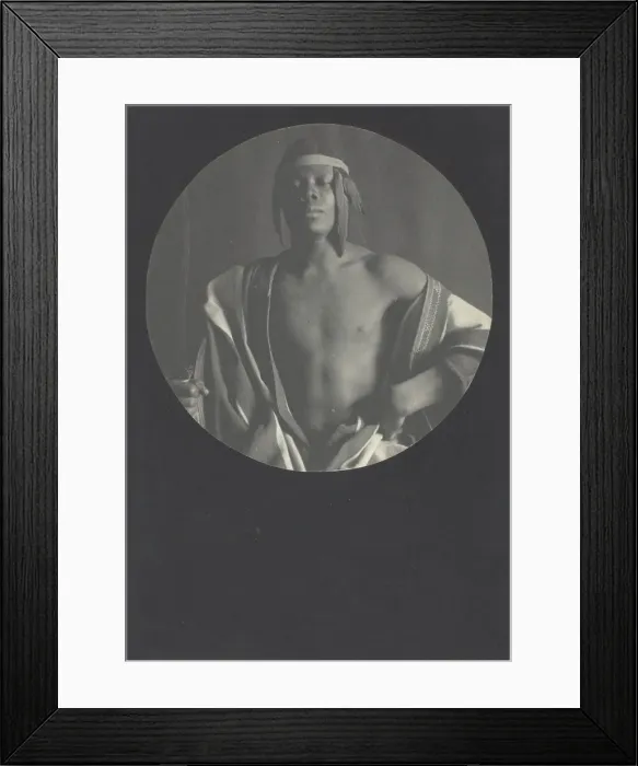 Framed Print : Ethiopian Monarch, 1897, printed c. 1902. Creator: Fred Holland Day Framed Print : Ethiopian Monarch, 1897, printed c. 1902. Creator: Fred Holland Day
