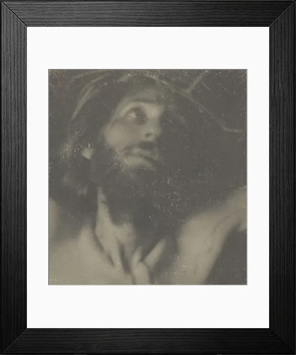 Framed Print : Study of Head of Christ, 1898. Creator: Fred Holland Day Framed Print : Study of Head of Christ, 1898. Creator: Fred Holland Day