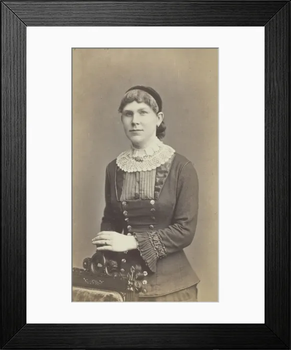Framed Print : Untitled (Portrait of Seated Woman), 1865 / 81. Creator: Lyman W. Colby Framed Print : Untitled (Portrait of Seated Woman), 1865 / 81. Creator: Lyman W. Colby