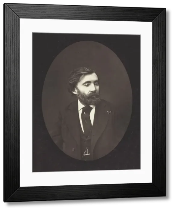 Framed Print : Henri, vicomte de Bornier, c. 1876. Creator: Ferdinand J. Mulnier Framed Print : Henri, vicomte de Bornier, c. 1876. Creator: Ferdinand J. Mulnier