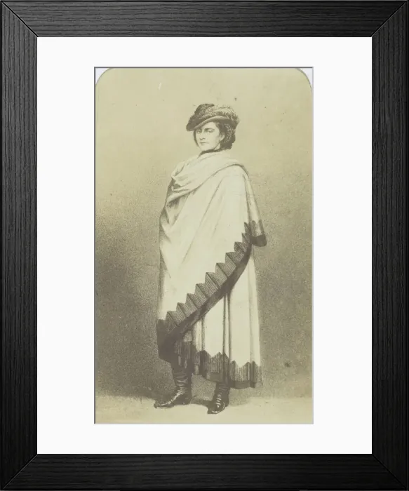 Framed Print : Ex-Queen of Naples, 1860-69. Creators: Henri Alexis Omer Tournier, Charles Paul Furne Framed Print : Ex-Queen of Naples, 1860-69. Creators: Henri Alexis Omer Tournier, Charles Paul Furne