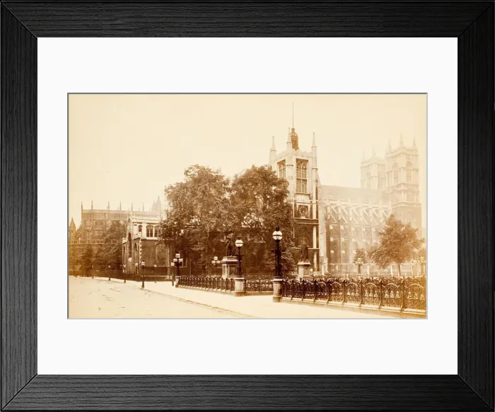 Framed Print : Westminster Abbey, 1850-1900. Creator: Unknown Framed Print : Westminster Abbey, 1850-1900. Creator: Unknown