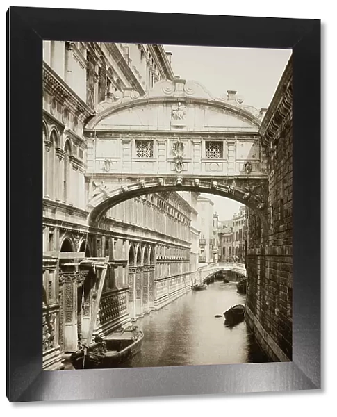 Untitled (27), c. 1890. [Bridge of Sighs, Venice]. Creator: Unknown