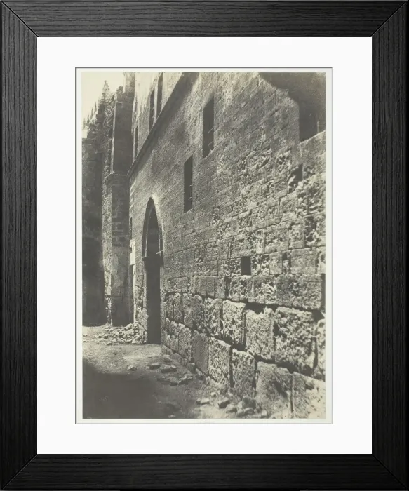 Framed Print : Jerusalem, Auberge d'Allemagne, 1854. Creator: Auguste Salzmann Framed Print : Jerusalem, Auberge d'Allemagne, 1854. Creator: Auguste Salzmann