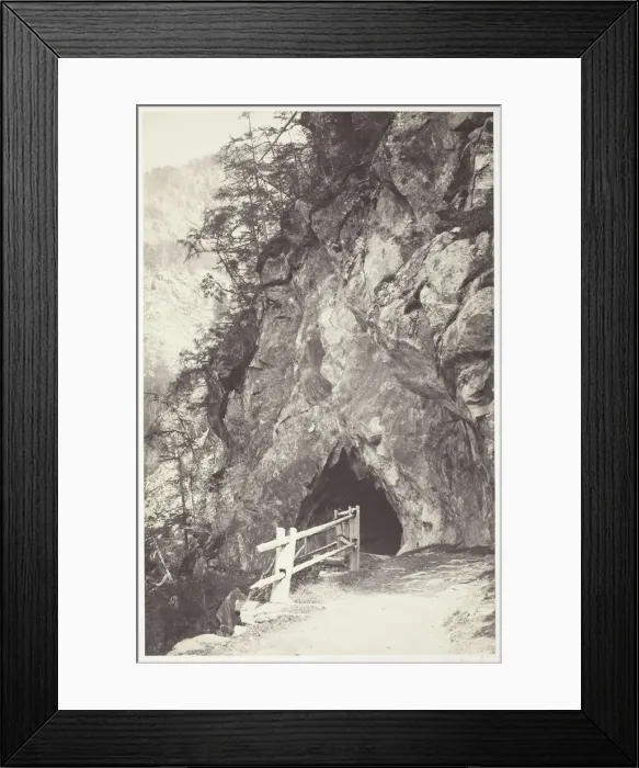 Framed Print : Savoie 41, Tunnel de la Tete Noire, 1855 / 67. Creator: Auguste-Rosalie Bisson Framed Print : Savoie 41, Tunnel de la Tete Noire, 1855 / 67. Creator: Auguste-Rosalie Bisson