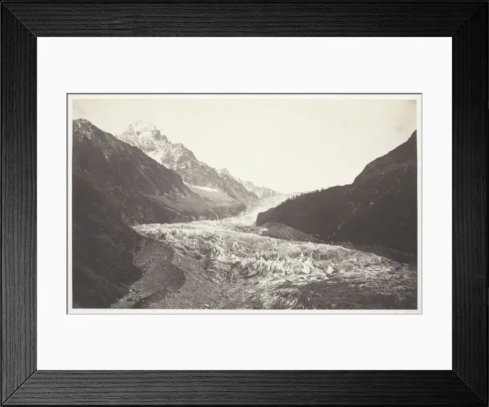 Framed Print : Savoie 48. Aiguille et glacier d Argentieres (Savoy 48 Framed Print : Savoie 48. Aiguille et glacier d Argentieres (Savoy 48