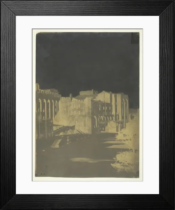 Framed Print : The Popes Palace, Avignon, c. 1851. Creator: Charles Negre Framed Print : The Popes Palace, Avignon, c. 1851. Creator: Charles Negre