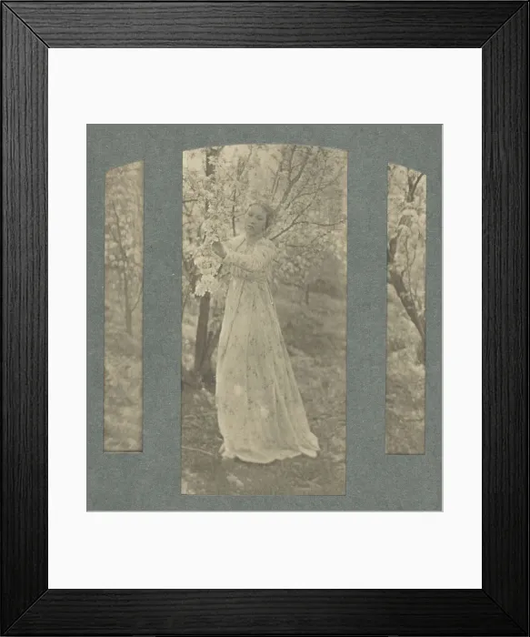 Framed Print : Spring, 1898. Creator: Clarence H White Framed Print : Spring, 1898. Creator: Clarence H White