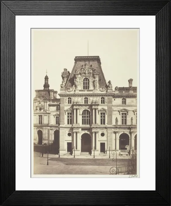 Framed Print : Les Tuileries, 1855 / 57. Creator: Edouard Baldus Framed Print : Les Tuileries, 1855 / 57. Creator: Edouard Baldus