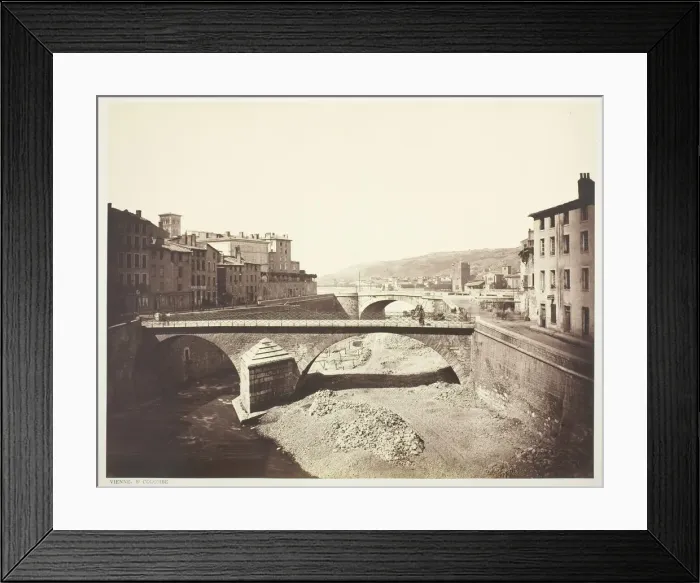Framed Print : Vienne St. Colombe, c. 1861. Creator: Edouard Baldus Framed Print : Vienne St. Colombe, c. 1861. Creator: Edouard Baldus