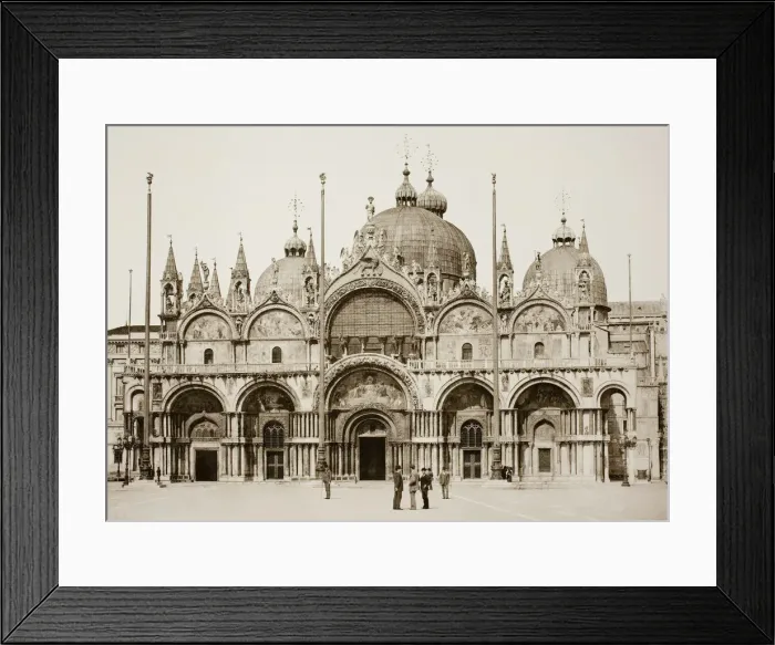 Framed Print : Untitled (32), c. 1890. [St Marks Basilica, Venice]. Creator: Unknown