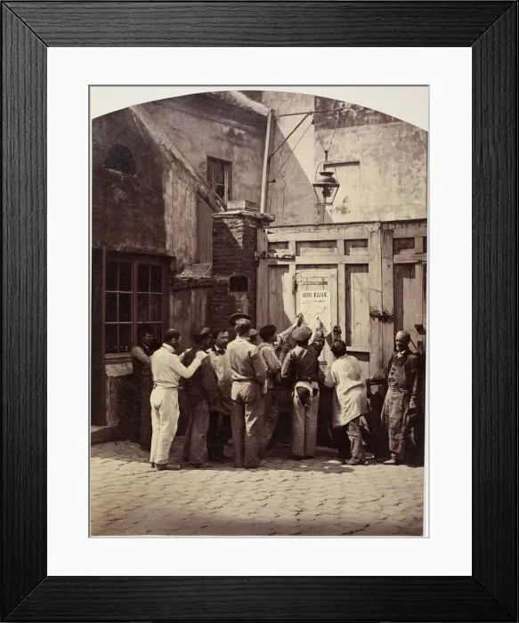 Framed Print : The Days Orders (L Ordre du Jour), May 1859. Creator: Camille Silvy Framed Print : The Days Orders (L Ordre du Jour), May 1859. Creator: Camille Silvy