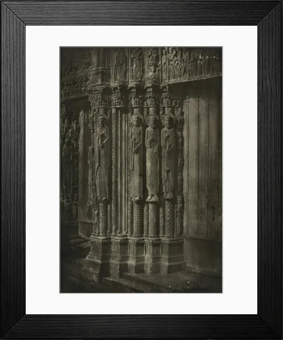 Framed Print : Cathedrale de Chartres, July 1857. Creator: Charles Negre Framed Print : Cathedrale de Chartres, July 1857. Creator: Charles Negre