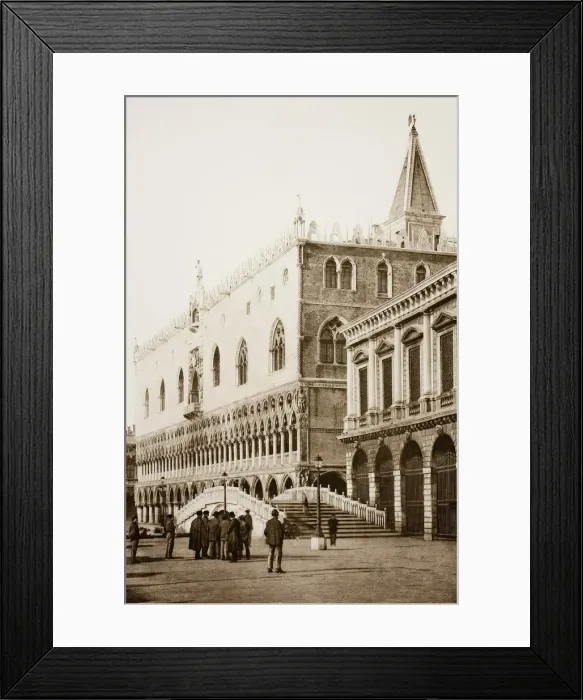 Framed Print : Untitled (43), c. 1890. [Doges Palace, Venice]. Creator: Unknown