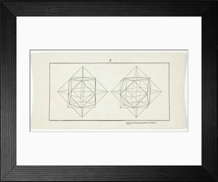 Framed Print : With Stereoscopic Effect 2, 1875 / 99. Creator: Unknown Framed Print : With Stereoscopic Effect 2, 1875 / 99. Creator: Unknown