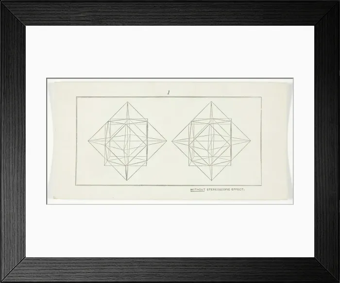 Framed Print : Without Stereoscopic Effect 1, 1875 / 99. Creator: Unknown Framed Print : Without Stereoscopic Effect 1, 1875 / 99. Creator: Unknown