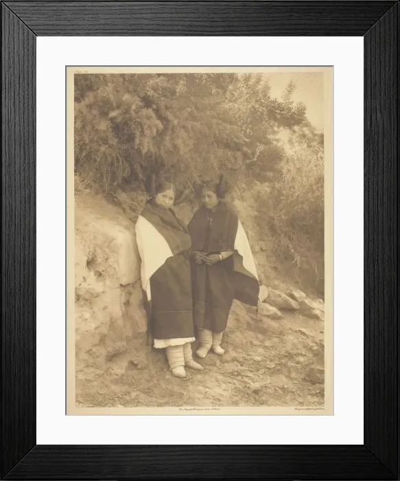 Framed Print : At the Trysting Place, 1921. Creator: Edward Sheriff Curtis Framed Print : At the Trysting Place, 1921. Creator: Edward Sheriff Curtis