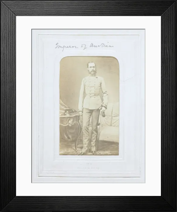 Framed Print : The Emperor of Austria, 1860-69. Creator: Unknown Framed Print : The Emperor of Austria, 1860-69. Creator: Unknown