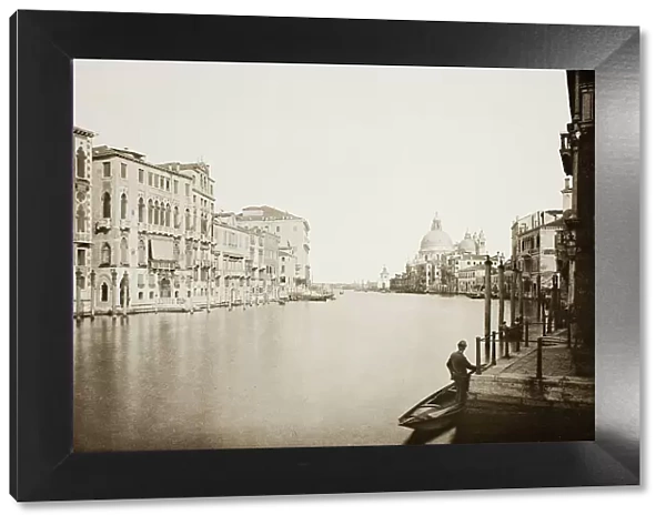 Untitled (67), c. 1890. [Grand Canal, Venice]. Creator: Unknown