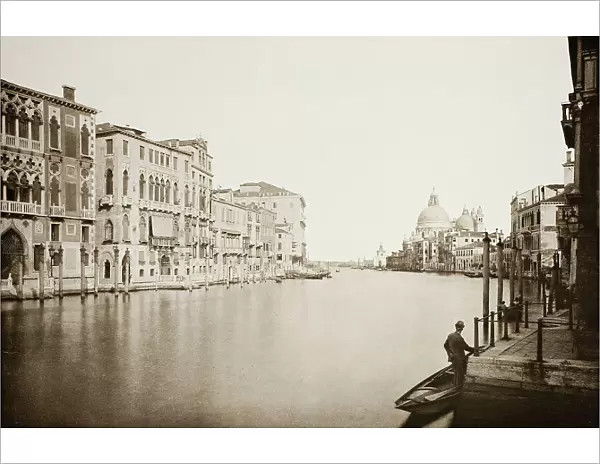 Untitled (67), c. 1890. [Grand Canal, Venice]. Creator: Unknown