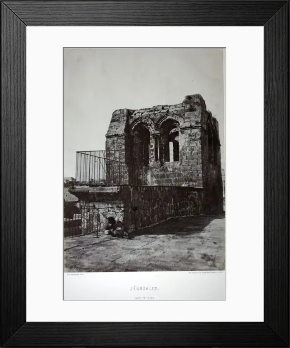 Framed Print : Jerusalem, Church of the Holy Sepulchre (Jerusalem, Saint-Sepulcre), 1854 / 56 Framed Print : Jerusalem, Church of the Holy Sepulchre (Jerusalem, Saint-Sepulcre), 1854 / 56